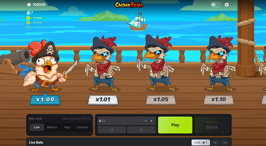 How to Play Chicken Pirates Slot Online