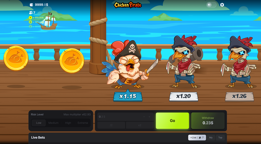 Chicken Pirates Slot Demo — Play Free Online